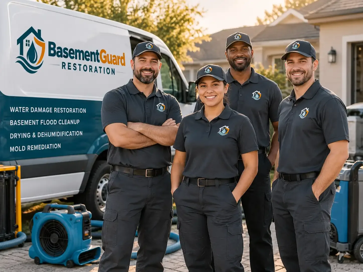 Basement Water Damage Restoration company in Huggins, MO